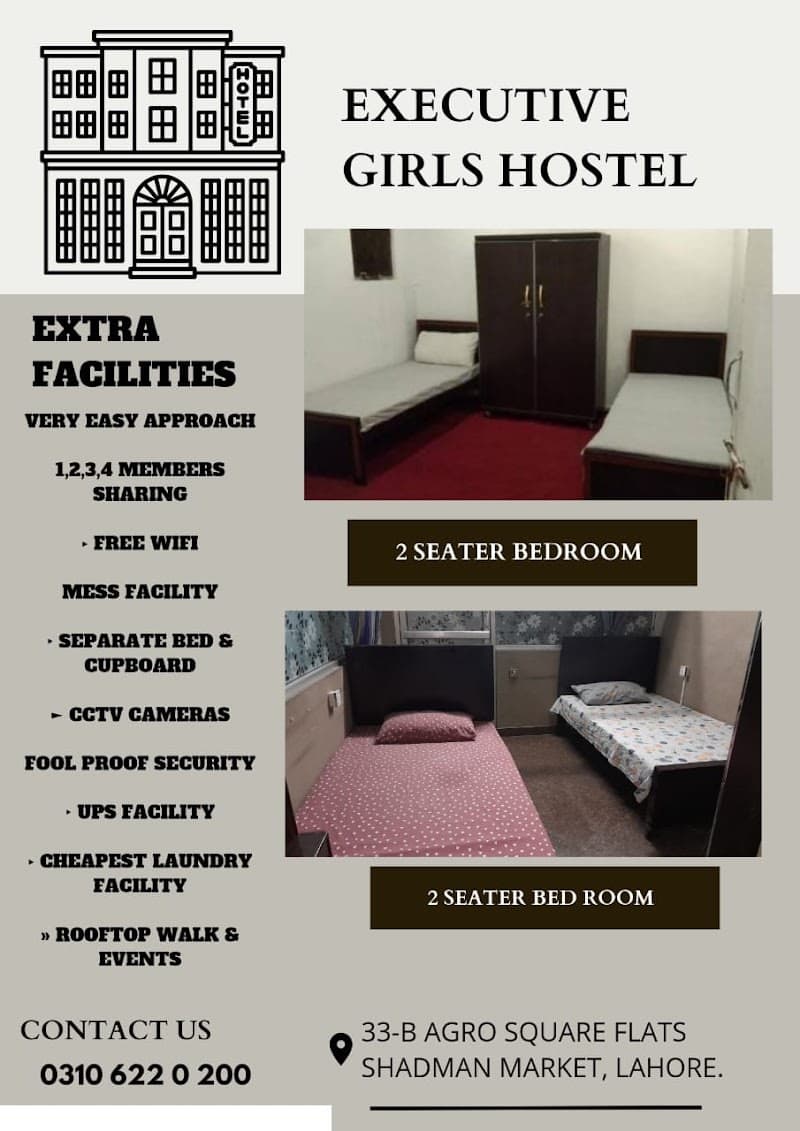 EXECUTIVE GIRLS HOSTEL SHADMAN